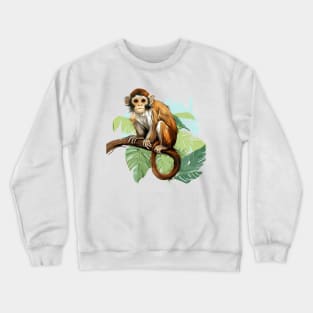 Squirrel Monkey Crewneck Sweatshirt